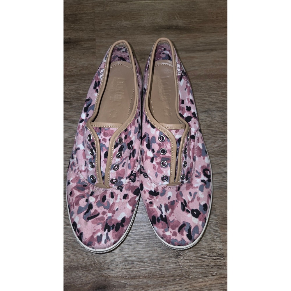 Hotter Comfort Concept  size 8.5 Mabel Animal Print Tennis Shoes Keds